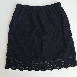 NWT Black Lace Skirt